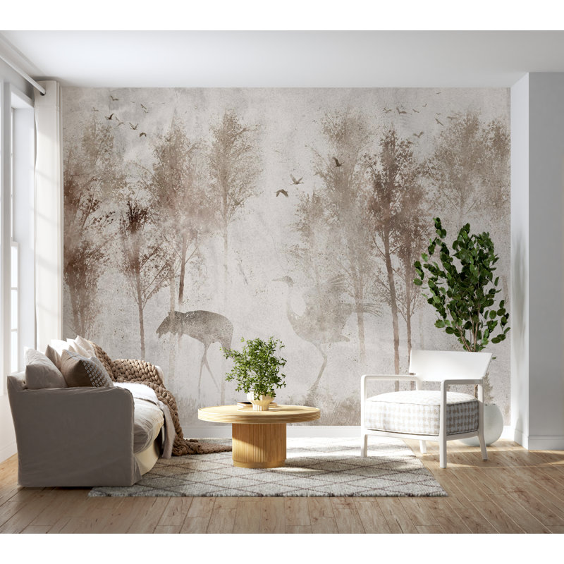 Murale peler et coller Brichelle, L 38 po x L 27 po