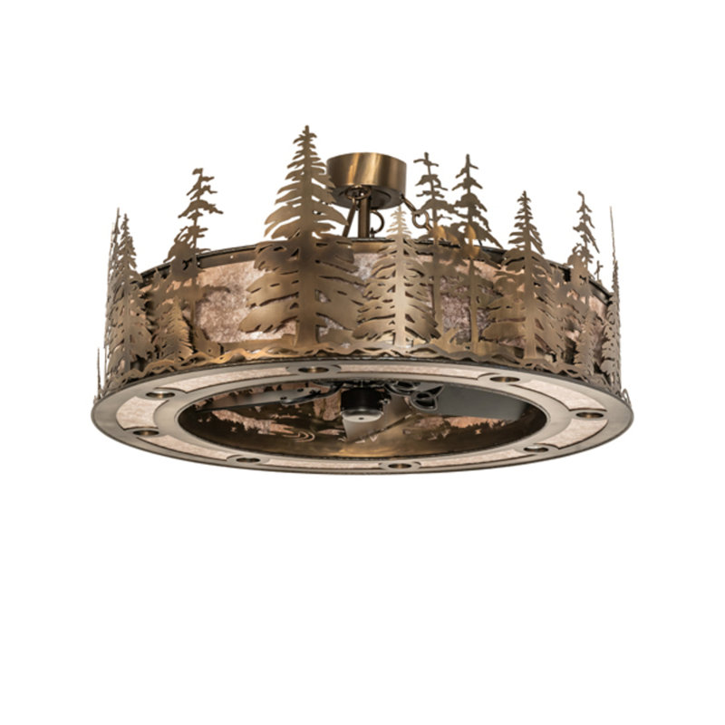 Tall Pines Downrod Ceiling Fan