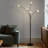 Orion Black 74" Modern LED 5-Arm Arc Floor Lamp With Metallic Rotating Heads-1217125840