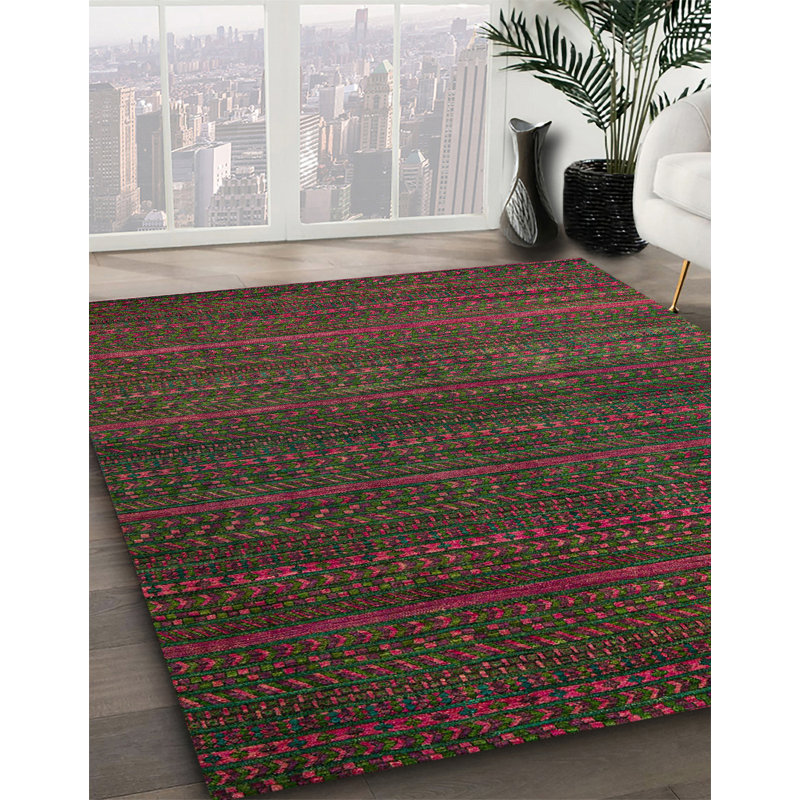 Tapis abstrait moderne 5578, Carré 6 pi