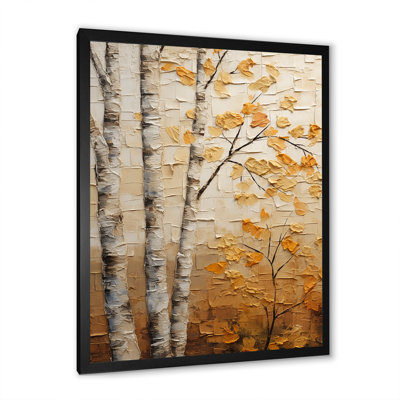 Arbre de minimalisme américain Basswood II - arbre, art mural
