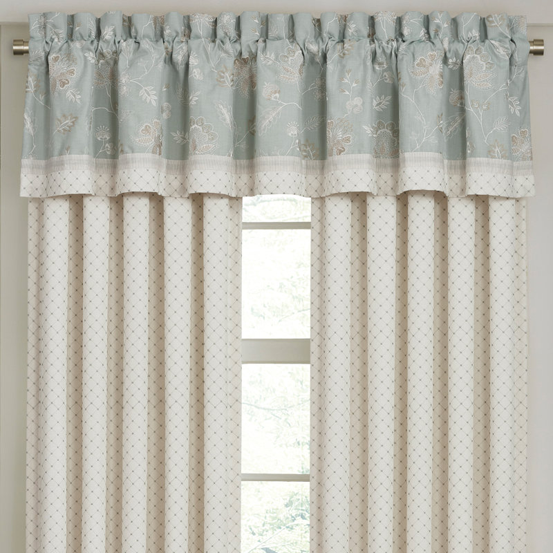 Garden View Window Straight Valance Spa