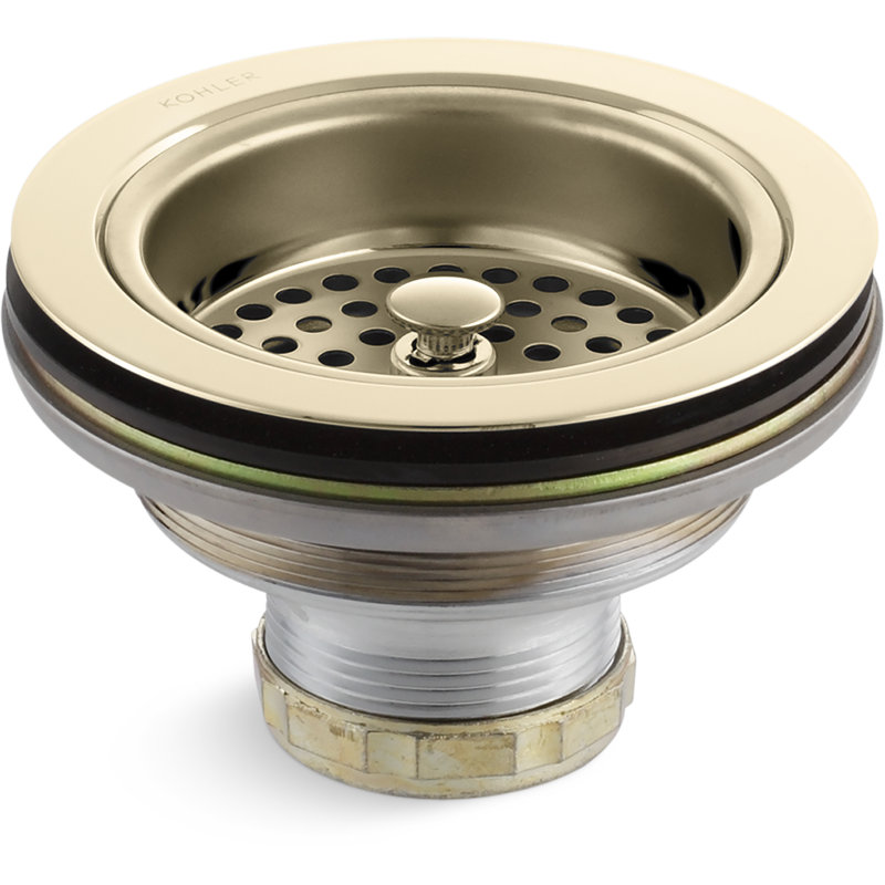 Duostrainer Sink Strainer, Less Tailpiece, Vibrant French Gold