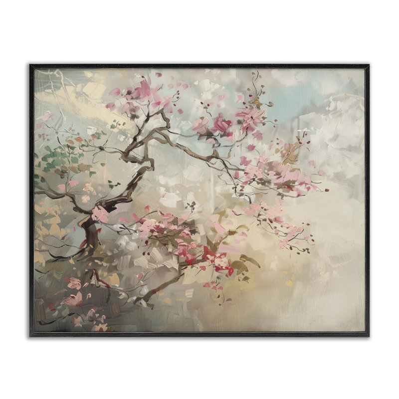 Giclée encadrée de fleurs de cerisier sauvage, conception par Arlington Prints, H 16 po x l 20 po