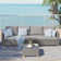 Wicker Modular Outdoor Conversation Set Of 3
