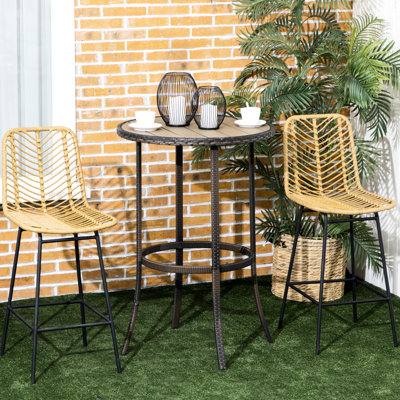 26 po, tabourets de bar à hauteur de comptoir 2, jaune, sièges d'îlot de cuisine avec assise et dossier aérés, solide connaissance en acier jaune, chaises respirantes, structure stable