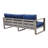 Asther 25'' Wide Teak Patio Sofa with Cushions