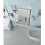 Porte de douche à charnière sans cadre 72 po Belmore-100895569-100895572