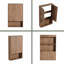 Armoire d'appoint 72 pouces en contreplaqué avec portes et tiroirs à fermeture en douceur, tablettes réglables