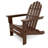 POLYWOOD Cape Cod Trex Outdoor Plastic Folding Adirondack Chair with Ottoman-16839304