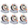 3 Inch LED Gimbal Recessed Light with J-Box, 5CCT 10-100% Dimmable, 35W Eqv.