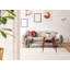 Tapis à rayures doubles gris et blanc Fresno-102211045