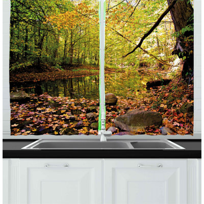 Pointed Kitchen Curtain