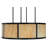 Vicksburg 16 - Light Oil Rubbed Bronze Unique/Statement Pendant