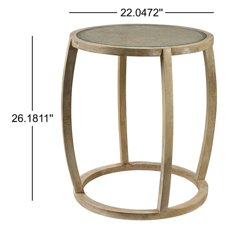 Ruby Solid Wood End Table