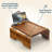 Sofa Arm Table Tray With Phone And Tablet Stand, Perfect Sofa Side Table For Living Room Comfort,(Acacia)