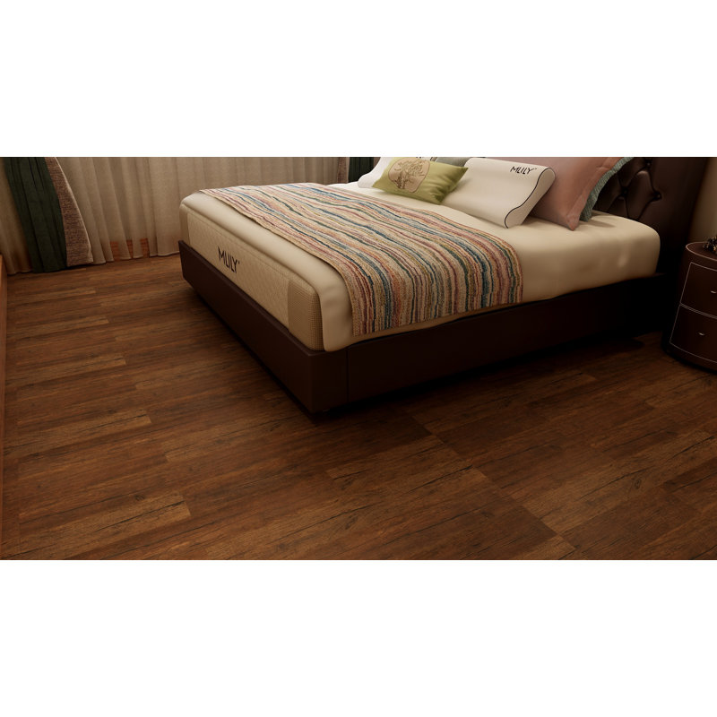 Stephens 91cm W x 16cm L x 2cm Oak Laminate Flooring, Dark Brown