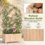 Wood Raised Garden Bed-129220775