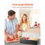 Plateau de service froid 4 compartiments avec couvercle pour fruits