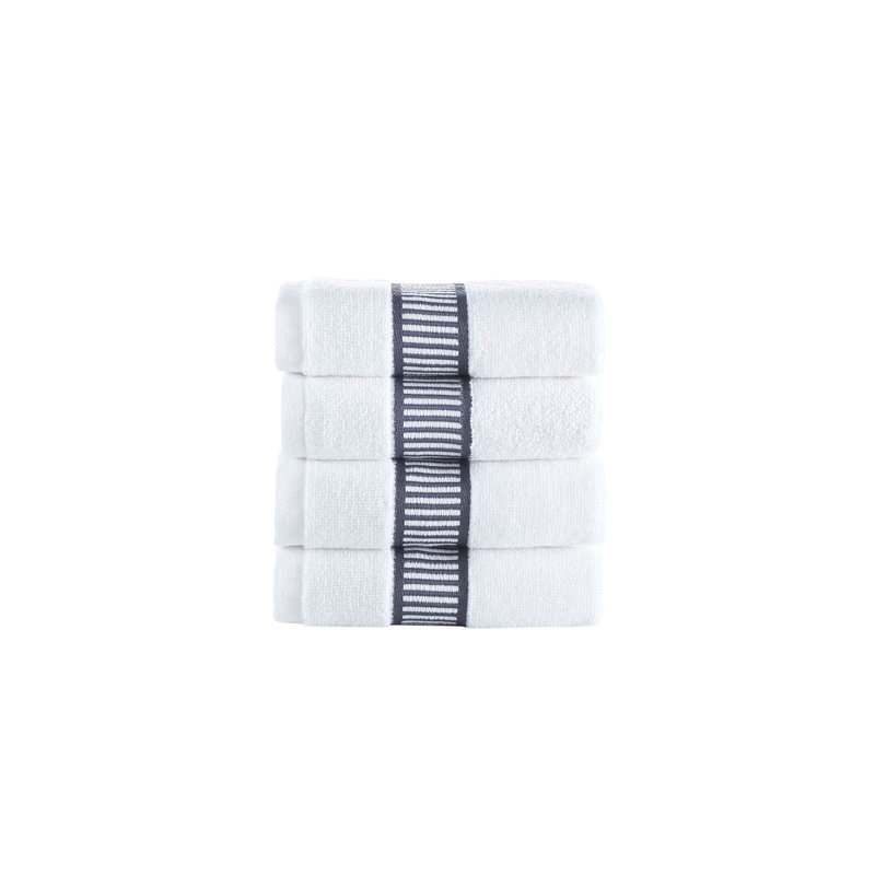 Turkish Cotton Wash Towels, Anthracite