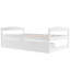 Lit plateforme simple avec deux tiroirs-1117658024