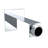 4" Metal Square Shower Arm ,Chrome