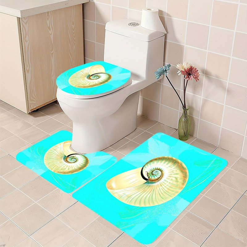 Ensemble de 3 tapis de salle de bain Nautilus