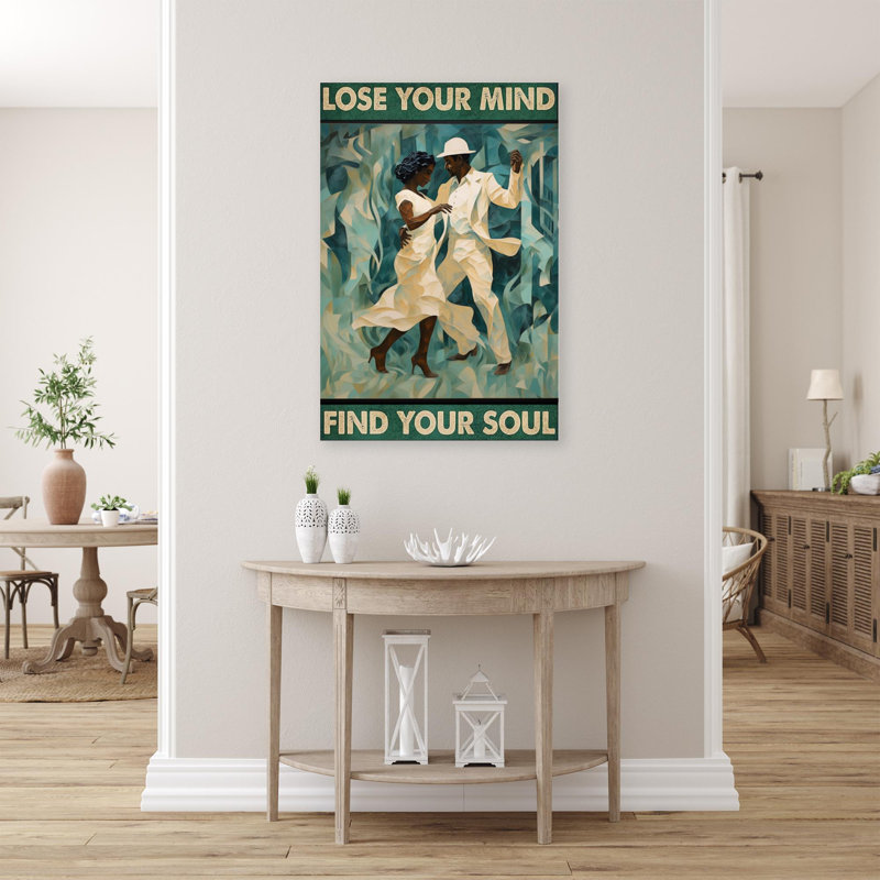 Couple Dance Lose Your Mind, H 20 po x l 16 po x P 1,25 po