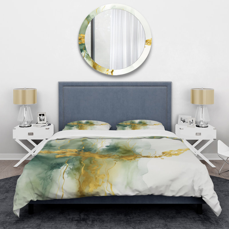 Ensemble de housse de couette en microfibre / polyester Awakenings In French Moss VI Bedding