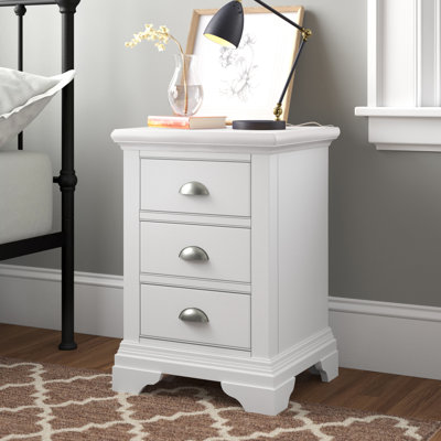 Raffin 46.4cm W Solid Wood Bedside Table
