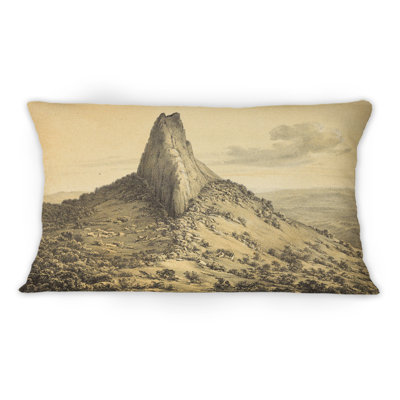Nature Of South America Vintage I - Traditional Printed Throw Pillow 1