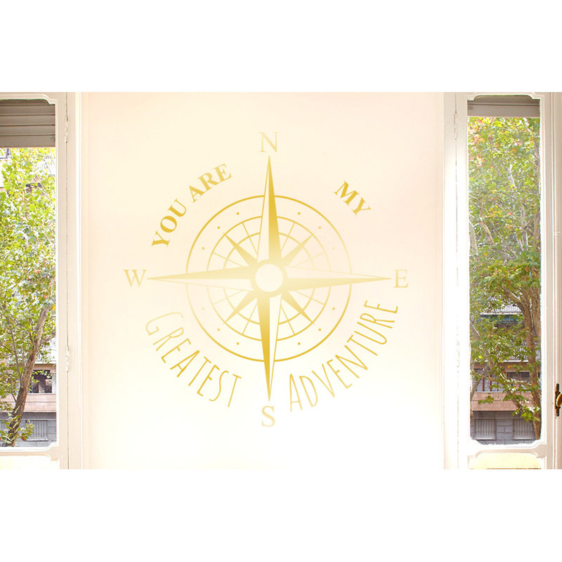 Wall Decal, Shiny Gold