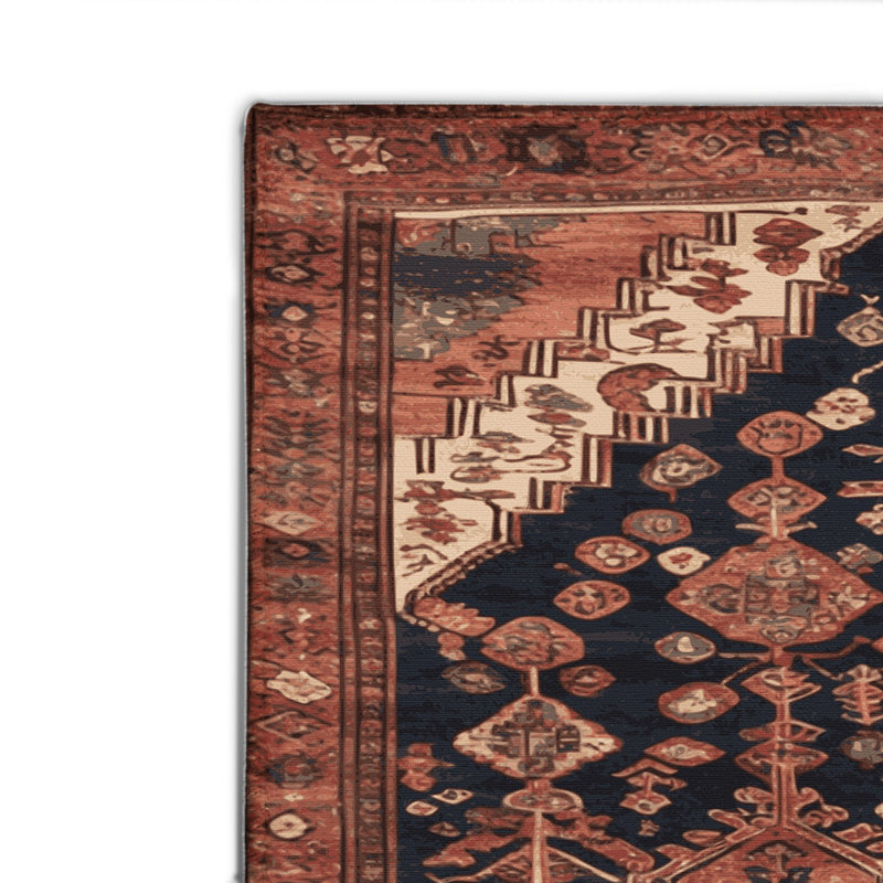 Tapis turc intérieur et extérieur brun, Rectangulaire 2 pi x 3 pi