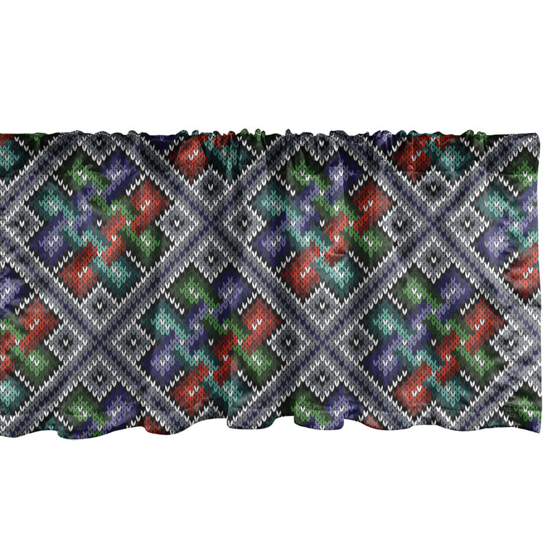 Ensemble de 2 cantonnières Ambesonne Boho, L 54 po x L 12 po