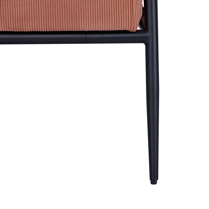 Fauteuil Kaim, 100 % polyester orange