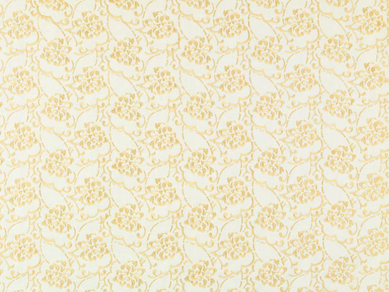 Barton Embroideries Fabric, Yellow