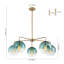 Lustre moderne sphérique en verre 5 lumières Spoutnik-1642969941