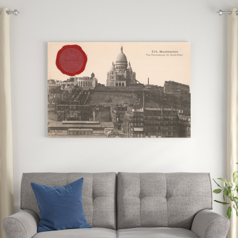 Montmartre par Wild Apple Portfolio - Photographie sur toile tendue, H 8 po x l 12 po