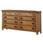 Commode double 8 tiroirs Cedartown