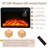 60" Media Console TV Stand For TVs Up To 65" With Electric Fireplace Included-2124047390