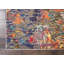 Tapis abstrait bleu / orange Allegro-30723058