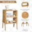 Bartlett 43cm W Solid Wood Bedside Table