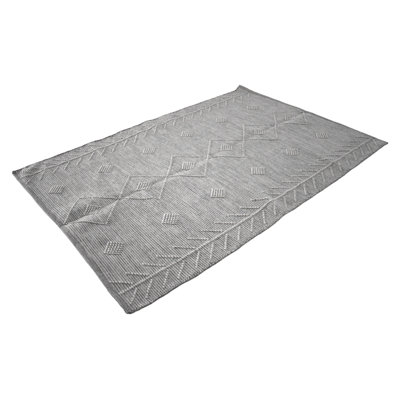 Cody Geometric Cotton Hand Woven Area Rug