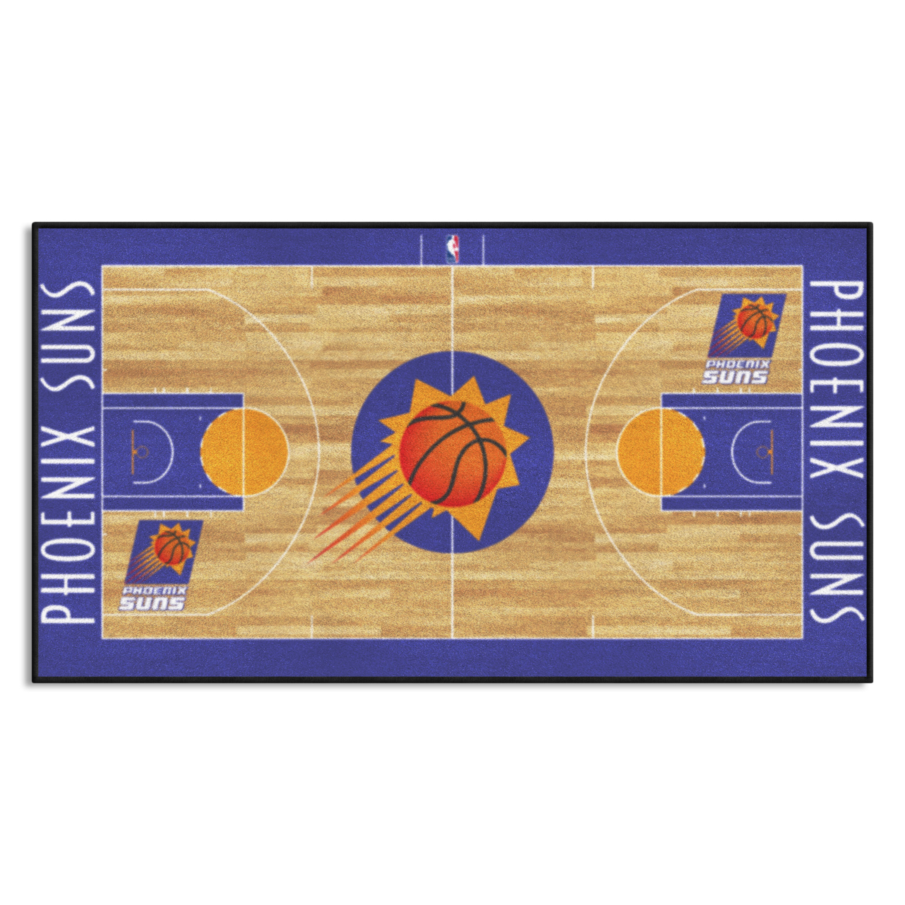 FANMATS Phoenix Suns NBA Retro Phoenix Suns Court Runner Rug 24In X