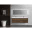 Ensemble de meuble-lavabo double mural 71 "