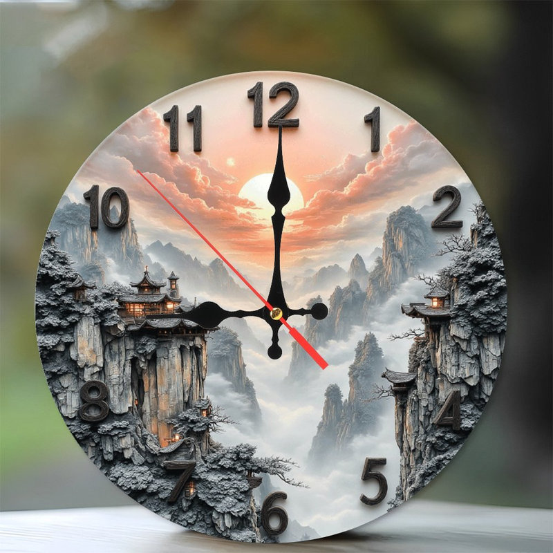 Horloge décorative papillon