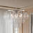 Yader 8 - Light Dimmable Bubble Glass Chandelier-939346508