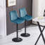 Aaminah Swivel Adjustable Height Velvet Bar Stool-1467852054