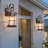 Dusk to Dawn Outdoor Wall Light,13.9'' Oil Rubbed Bronze Waterproof Lantern for House, Garage,Porch-1120000657