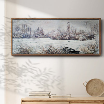 Le givre, 1880 - toile encadrée